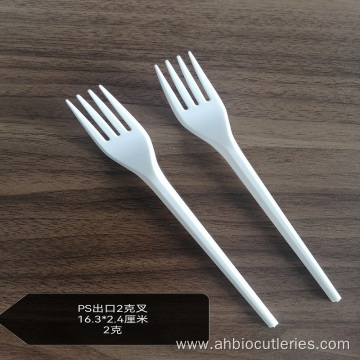 Disposable biodegradable cutlery bioplastic forks and knives